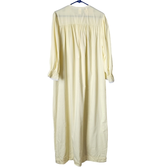 BARBIZON 70s Babydoll New Old Stock Canary Yellow maxi gown USA Dead Stock M - Picture 3 of 10